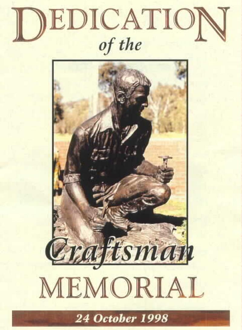 Craftsman Memorial Dedication